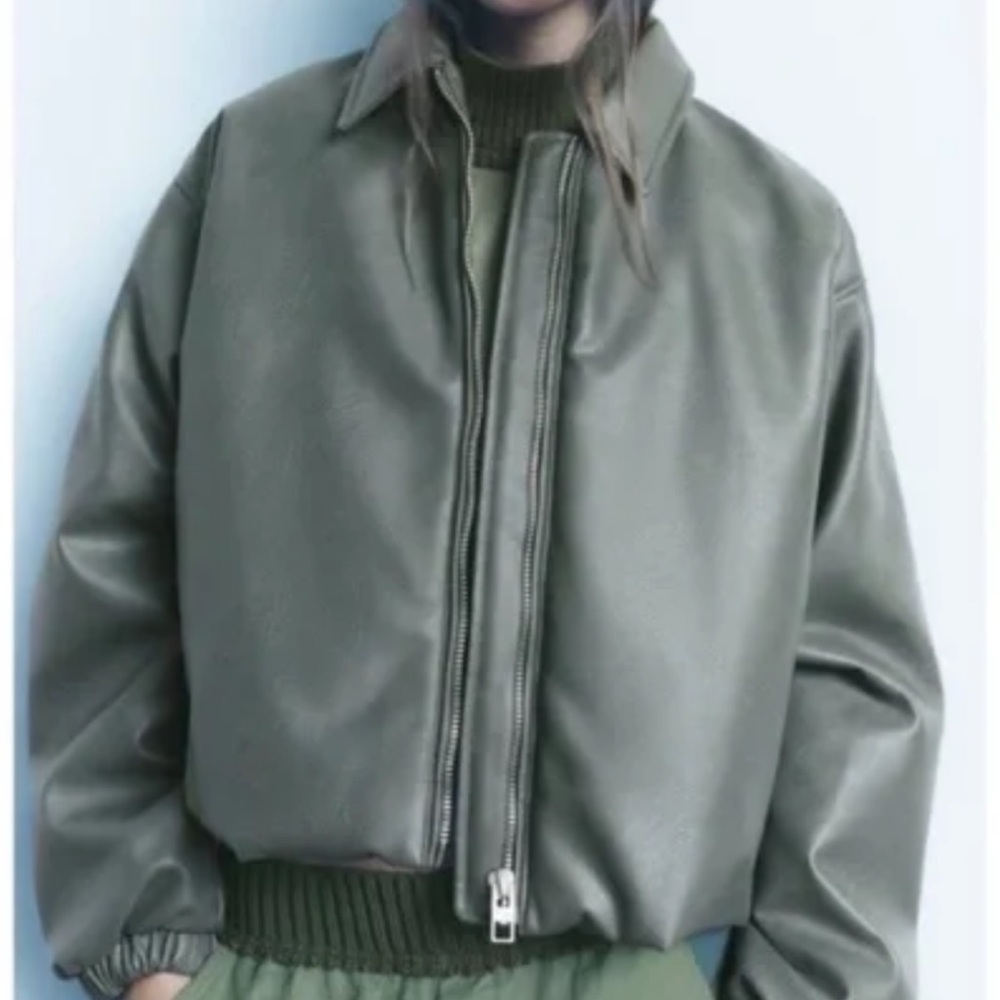 Green Bomber Jacket